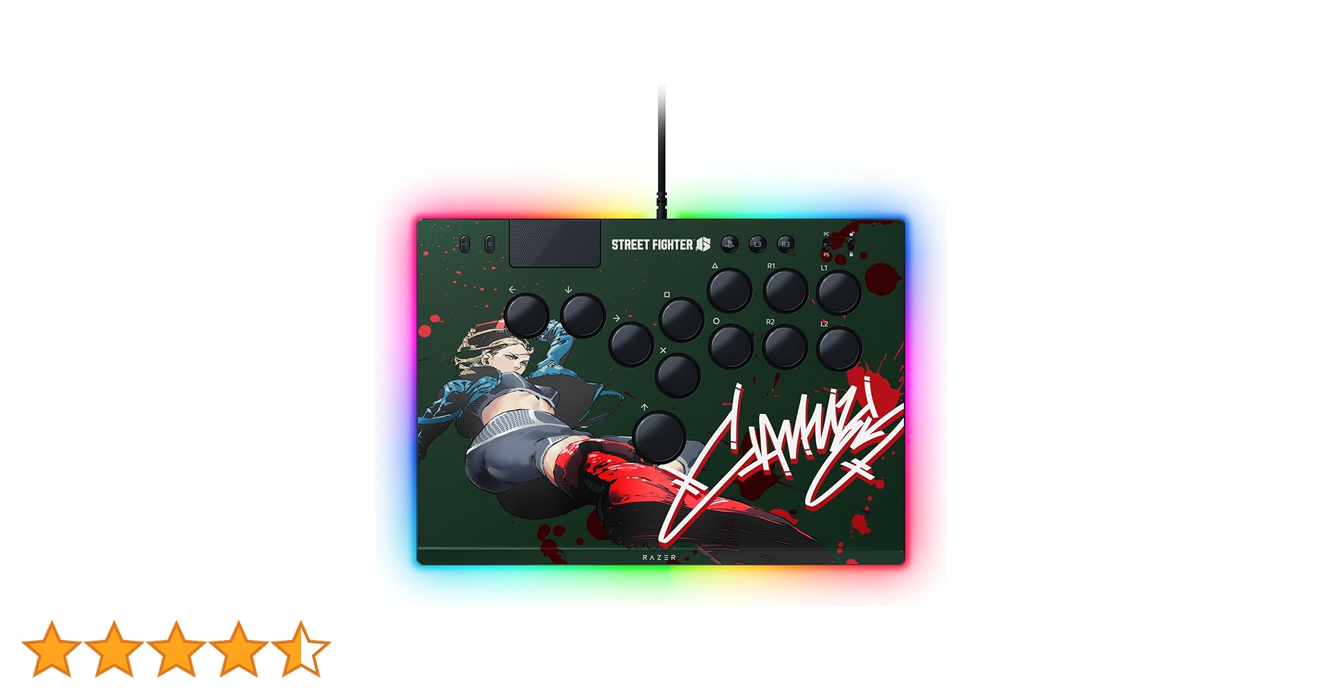 その他 Razer Kitsune - SF6 Cammy Edition Razer Kitsune All-Button Optical Arcade Controller SF6 Cammy